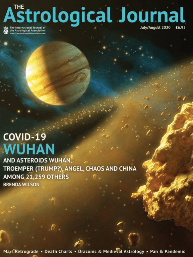 Tapa de The Astrological Journal, julio/agosto 2020