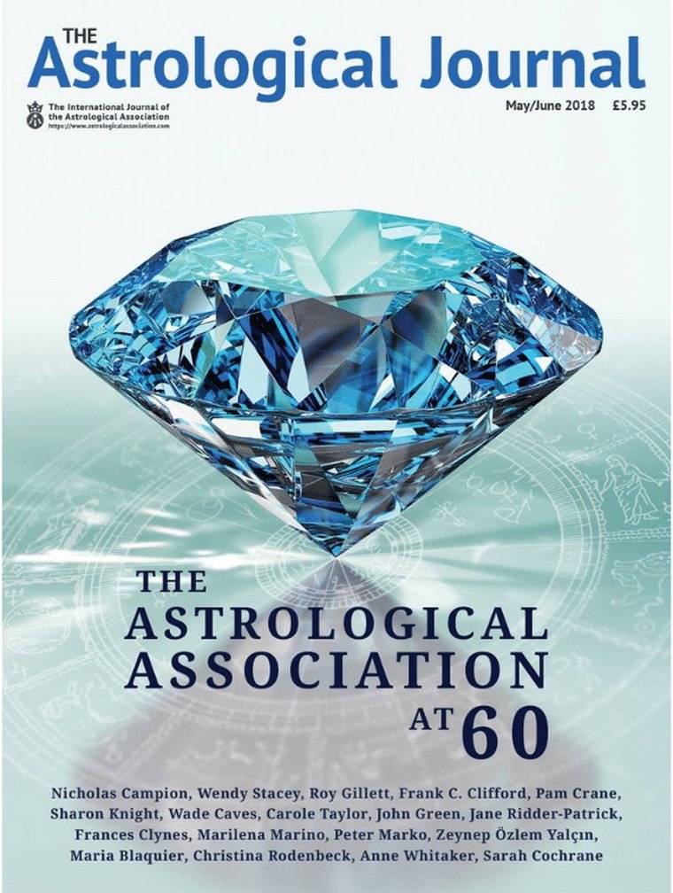 Tapa de The Astrological Journal, mayo/junio 2018