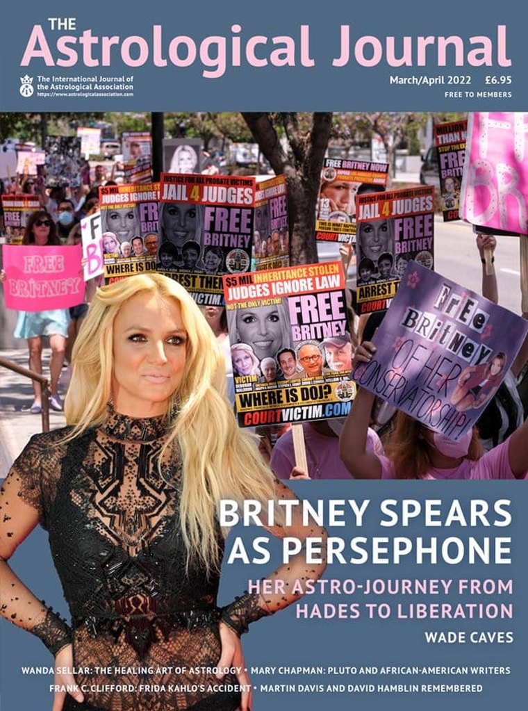 Tapa de The Astrological Journal, marzo/abril 2022